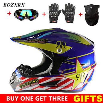 Professional BOZXRX Dirt Bike Helmet